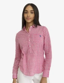 U.S. Polo Assn. LONG SLEEVE POPOVER SHIRT WITH POCKET -Glimmera Cloth Shop 215984NA FUFD 3705