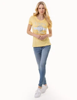 U.S. Polo Assn. USPA CREST SEMI SCOOP GRAPHIC T-SHIRT -Glimmera Cloth Shop 2159942J POCR 1295