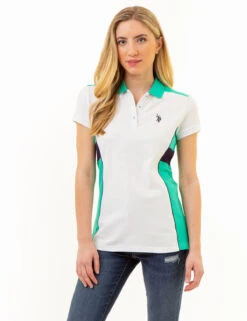 U.S. Polo Assn. SIDESEAM PANEL COLORBLOCK POLO SHIRT -Glimmera Cloth Shop 216096ZH PLGN 85959