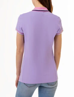 U.S. Polo Assn. PRINCESS SIDE SEAM TIPPED POLO SHIRT -Glimmera Cloth Shop 216099ZH LAVN 1913 1