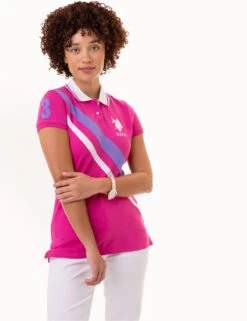 U.S. Polo Assn. DIAGONAL DOUBLE SASH POLO SHIRT -Glimmera Cloth Shop 216104ZH FUFD 0512