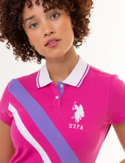 U.S. Polo Assn. DIAGONAL DOUBLE SASH POLO SHIRT -Glimmera Cloth Shop 216104ZH FUFD 0526