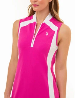 U.S. Polo Assn. SLEEVELESS MOCK COLLAR DRESS -Glimmera Cloth Shop 216177ZH FUFD 86127