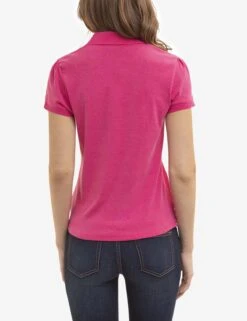 U.S. Polo Assn. HALF ZIP PUFF SLEEVE HEATHER POLO SHIRT -Glimmera Cloth Shop 2163226E LMPH 4497