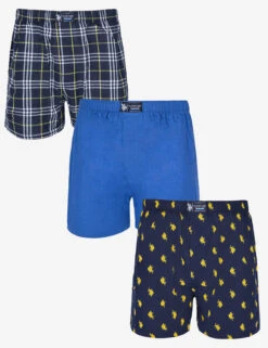 U.S. Polo Assn. 3 PACK WOVEN BOXERS