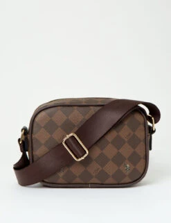 U.S. Polo Assn. CLASSIC ZIP PRINTED CROSSBODY BAG -Glimmera Cloth Shop 27A181AA CHBR 71181