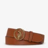 U.S. Polo Assn. LADIES 38MM MEDALLION LOGO BELT