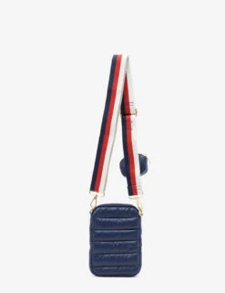 U.S. Polo Assn. QUILTED PHONE CROSSBODY WITH ZIPPER POUCH -Glimmera Cloth Shop 27A213AA NAVY 11385