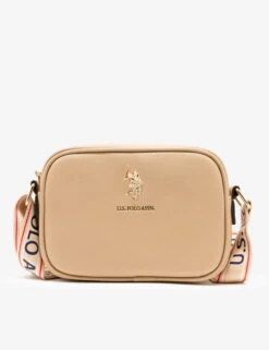 U.S. Polo Assn. CLASSIC ZIP CROSSBODY BAG -Glimmera Cloth Shop 27A228AA TANN 0937