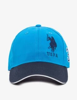 U.S. Polo Assn. BOYS TWILL COLORBLOCK BIG SIDE LOGO HAT -Glimmera Cloth Shop 27A261AA FRBL 5127