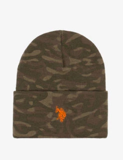 U.S. Polo Assn. MENS CLASSIC LOGO CAMO BEANIE