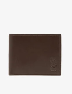 U.S. Polo Assn. MENS LEATHER BIFOLD WALLET -Glimmera Cloth Shop 27A274AA BRON 4010
