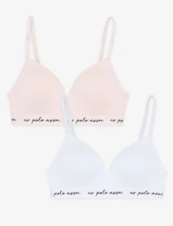 U.S. Polo Assn. 2PK WIRE FREE CLASP BACK BRAS WITH ADJUSTABLE STRAPS -Glimmera Cloth Shop 2PKBRA2943 merged