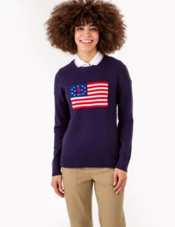 U.S. Polo Assn. USPA FLAG CREW NECK SWEATER