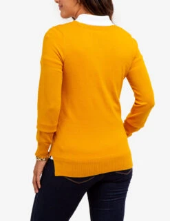U.S. Polo Assn. SOFT TOUCH V-NECK SWEATER -Glimmera Cloth Shop 321025C1D DUTG 64427