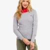 U.S. Polo Assn. TIPPED SOFT CABLE CREW NECK SWEATER