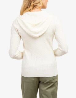 U.S. Polo Assn. SOFT CABLE ZIP UP SWEATER WITH HOOD -Glimmera Cloth Shop 321044C1D VLPR 62884