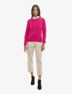 U.S. Polo Assn. CREW NECK CABLE PULLOVER SWEATER 23 U.S. Polo Assn. CREW NECK CABLE PULLOVER SWEATER -Glimmera Cloth Shop 321056C1Q LMPK 16534