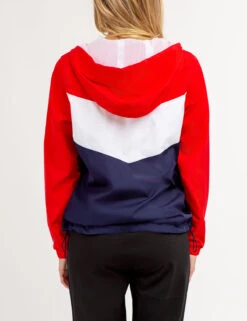 U.S. Polo Assn. CHEVRON HOODED ZIP FRONT JACKET -Glimmera Cloth Shop 621008PP RCRD 65794