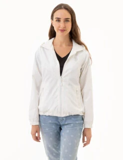 U.S. Polo Assn. METALLIC LOGO WINDBREAKER -Glimmera Cloth Shop 621011PP WHITE 6521