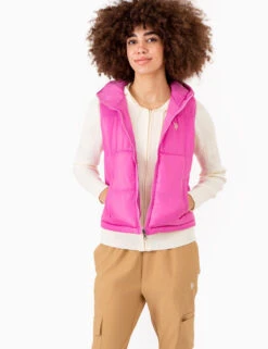 U.S. Polo Assn. HOODED CROPPED VEST