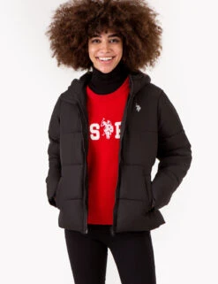 U.S. Polo Assn. HOODED PUFFER JACKET