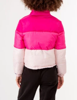U.S. Polo Assn. CROPPED COLORBLOCK PUFFER JACKET -Glimmera Cloth Shop 621029PT CBPK 72431