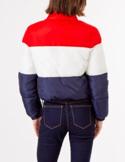 U.S. Polo Assn. CROPPED COLORBLOCK PUFFER JACKET -Glimmera Cloth Shop 621029PT RCRD 72360