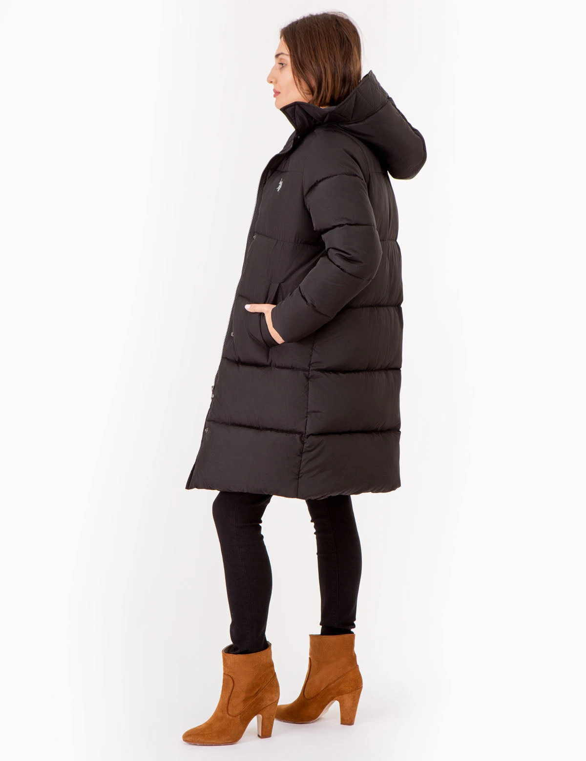 U.S. Polo Assn. MAXI SNORKEL HOODED PUFFER JACKET 2 U.S. Polo Assn. MAXI SNORKEL HOODED PUFFER JACKET - Image 2