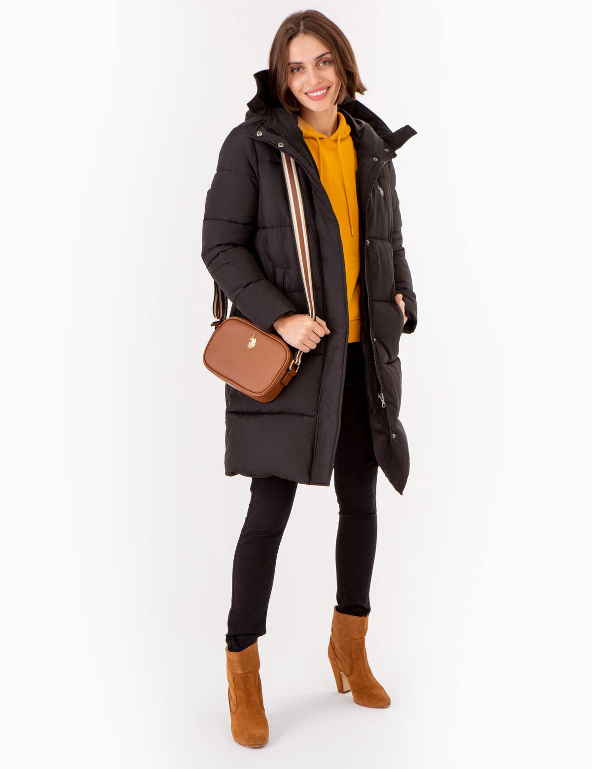 U.S. Polo Assn. MAXI SNORKEL HOODED PUFFER JACKET 4 U.S. Polo Assn. MAXI SNORKEL HOODED PUFFER JACKET - Image 4