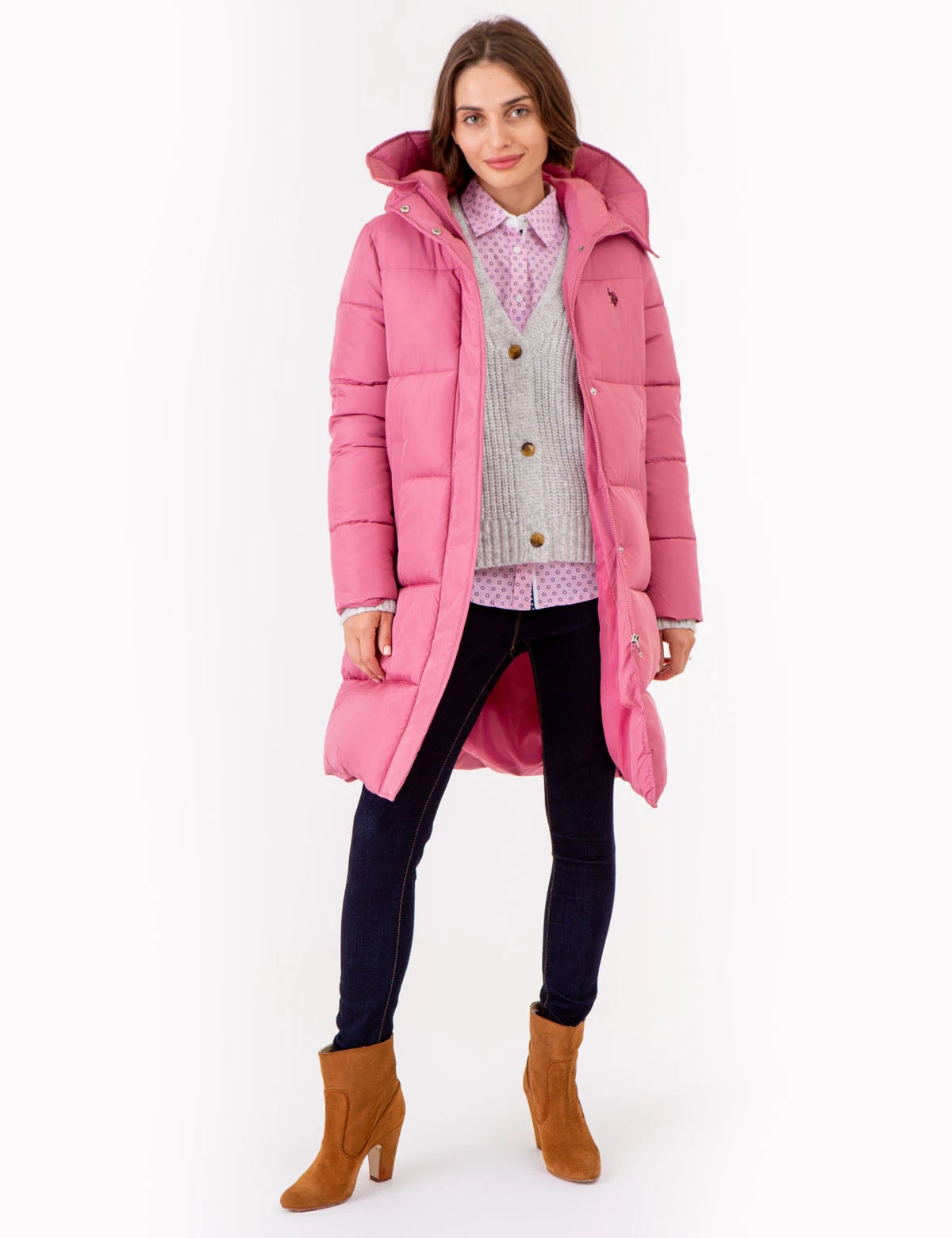 U.S. Polo Assn. MAXI SNORKEL HOODED PUFFER JACKET 5 U.S. Polo Assn. MAXI SNORKEL HOODED PUFFER JACKET - Image 5