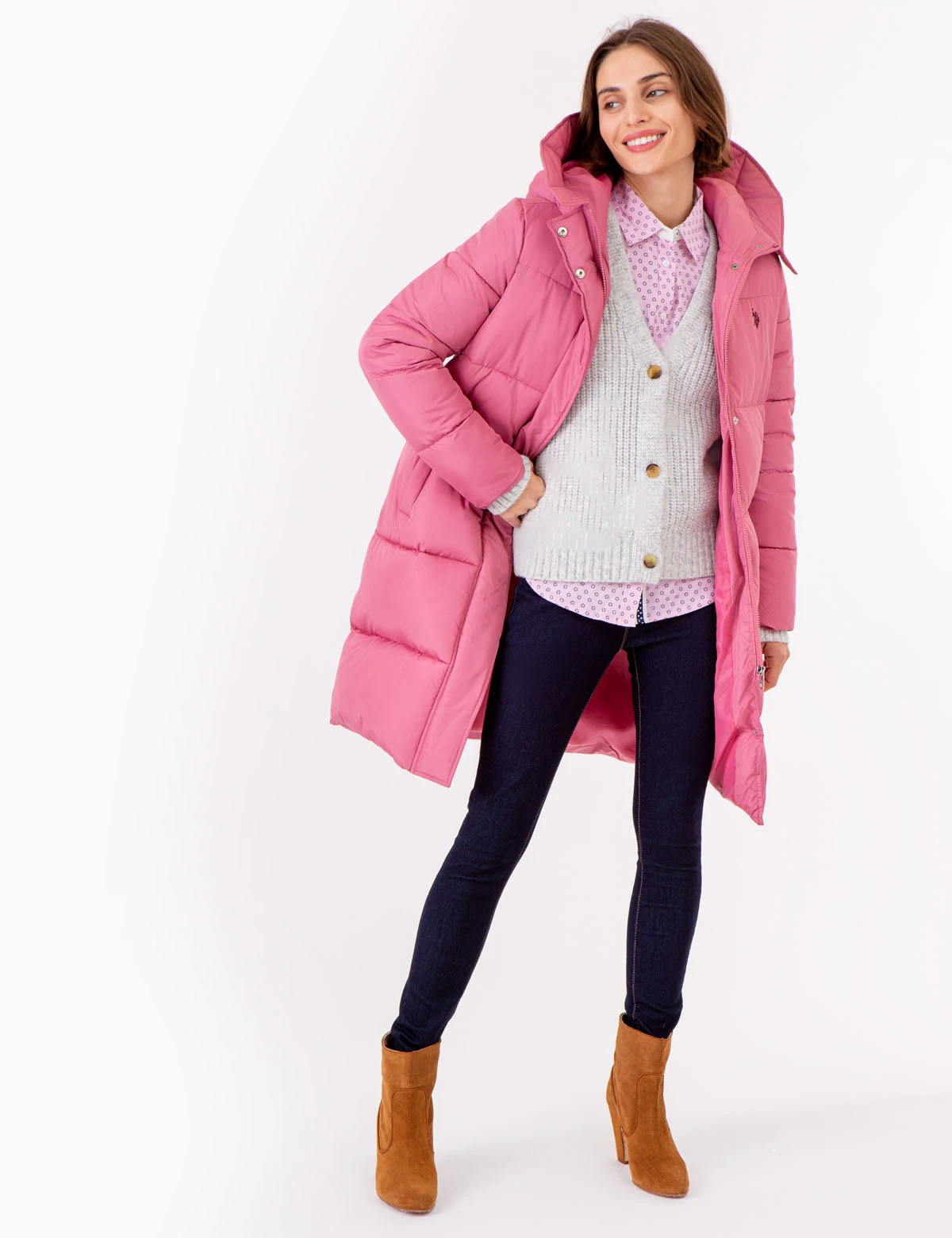 U.S. Polo Assn. MAXI SNORKEL HOODED PUFFER JACKET 9 U.S. Polo Assn. MAXI SNORKEL HOODED PUFFER JACKET - Image 9