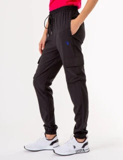 U.S. Polo Assn. STRETCH WOVEN CARGO JOGGERS -Glimmera Cloth Shop 623016S5 BLCK 72811
