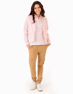 U.S. Polo Assn. SOLID BOMBER JACKET -Glimmera Cloth Shop 629575PT BLSH 80185