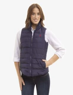 U.S. Polo Assn. COZY FUR LINED VEST -Glimmera Cloth Shop 629598PT EVBL 4337
