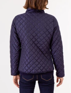 U.S. Polo Assn. QUILTED SIDE KNIT MOTO JACKET -Glimmera Cloth Shop 629599PT EVBL 72604