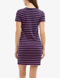 U.S. Polo Assn. HORIZONTAL STRIPE SHORT SLEEVE DRESS -Glimmera Cloth Shop ECOM 2159067E EVBL 9878