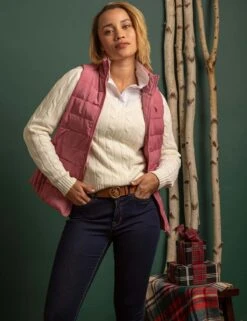 U.S. Polo Assn. COZY FUR LINED VEST -Glimmera Cloth Shop HOLIDAY 0606