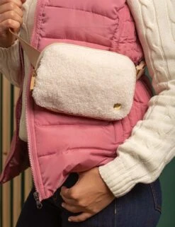 U.S. Polo Assn. CLASSIC ZIP SHERPA BELT BAG -Glimmera Cloth Shop HOLIDAY 0622