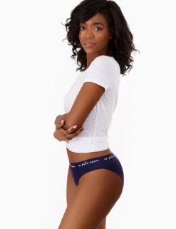 U.S. Polo Assn. 5PK MICROFIBER HI-CUT BIKINIS -Glimmera Cloth Shop NAVYPINKBOTTOMS 77590