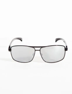 U.S. Polo Assn. MENS RECTANGULAR METAL SUNGLASSES