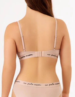 U.S. Polo Assn. 2PK WIRE FREE CLASP BACK BRAS WITH ADJUSTABLE STRAPS -Glimmera Cloth Shop TANSET 77086