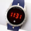 U.S. Polo Assn. MEN'S BLUE RUBBER STRAP LIGHT UP LED WATCH