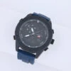 U.S. Polo Assn. MEN'S BLUE STRAP WITH BLACK BEZEL ANA DIGI WATCH