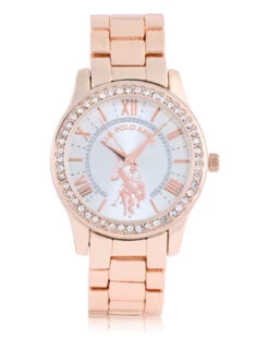 U.S. Polo Assn. LADIES ROSE GOLD BRACELET WATCH -Glimmera Cloth Shop USC40380UO 4729