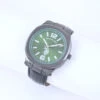 U.S. Polo Assn. MEN'S BLACK STRAP WITH GREEN DIAL ANALOG WATCH