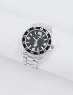 U.S. Polo Assn. MEN'S SILVER LINK WATCH
