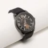 U.S. Polo Assn. MEN'S BLACK STRAP ANALOG WATCH