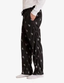 U.S. Polo Assn. LUXE FLEECE PANT -Glimmera Cloth Shop USM223LP38 BLCK 2601