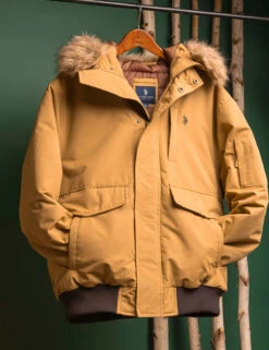 U.S. Polo Assn. FAUX FUR HOODED SNORKEL JACKET -Glimmera Cloth Shop USPA ECOM HOLIDAYFLATS 09.26